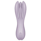 SATISFYER - VIBRATEUR THREESOME 2 NOIR