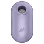 SATISFYER - STIMULATEUR ET VIBRATEUR DOUBLE AIR PULSE PRO TO GO 2 VIOLET