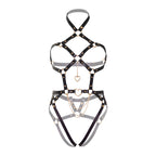 LEG AVENUE - KINK - HARNAIS ANNEAU COEUR TEDDY TAILLE S - NOIR