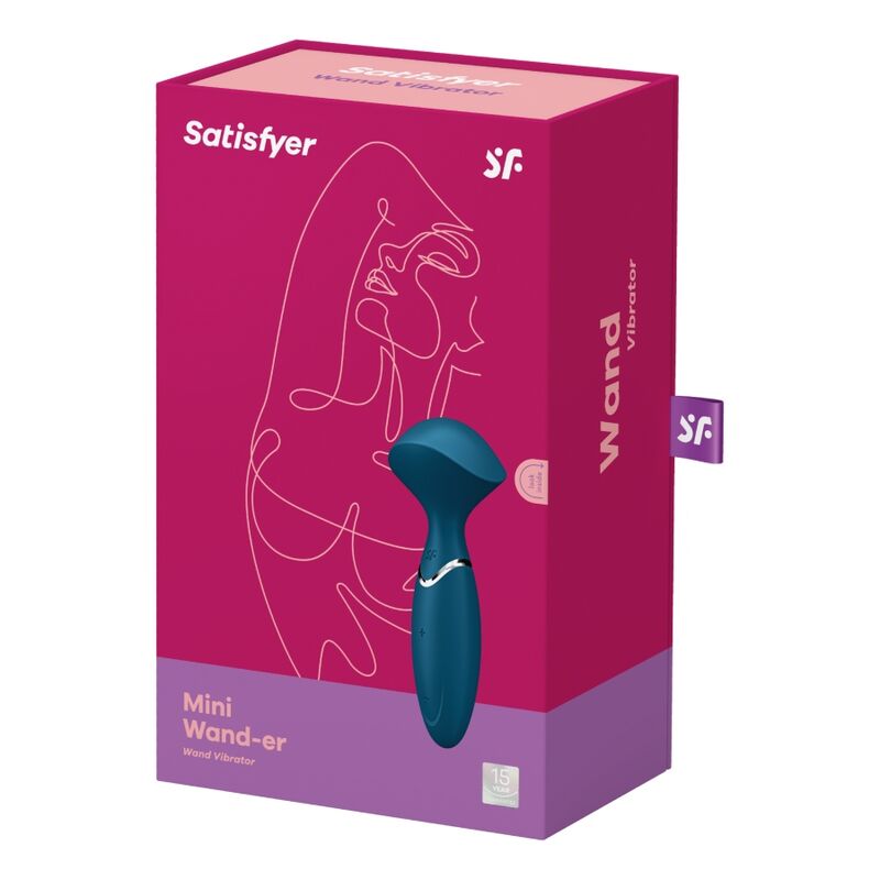 SATISFYER - MINI WAND BLEU