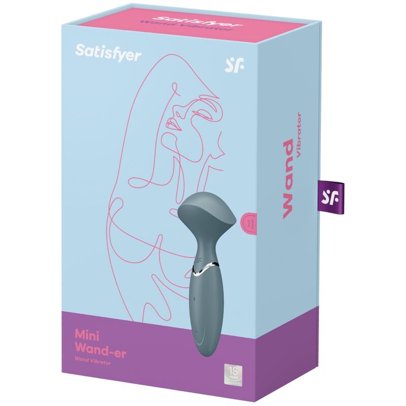 SATISFYER - MINI WAND BLEU