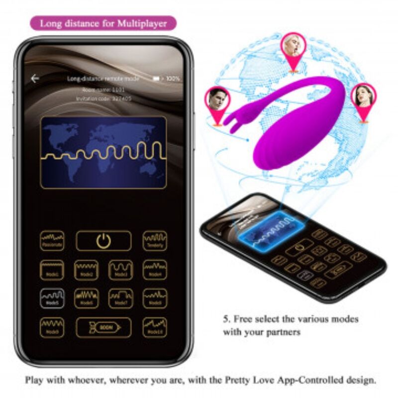 PRETTY LOVE - KOSTENLOSE APP CATALINA MASSAGER LILA
