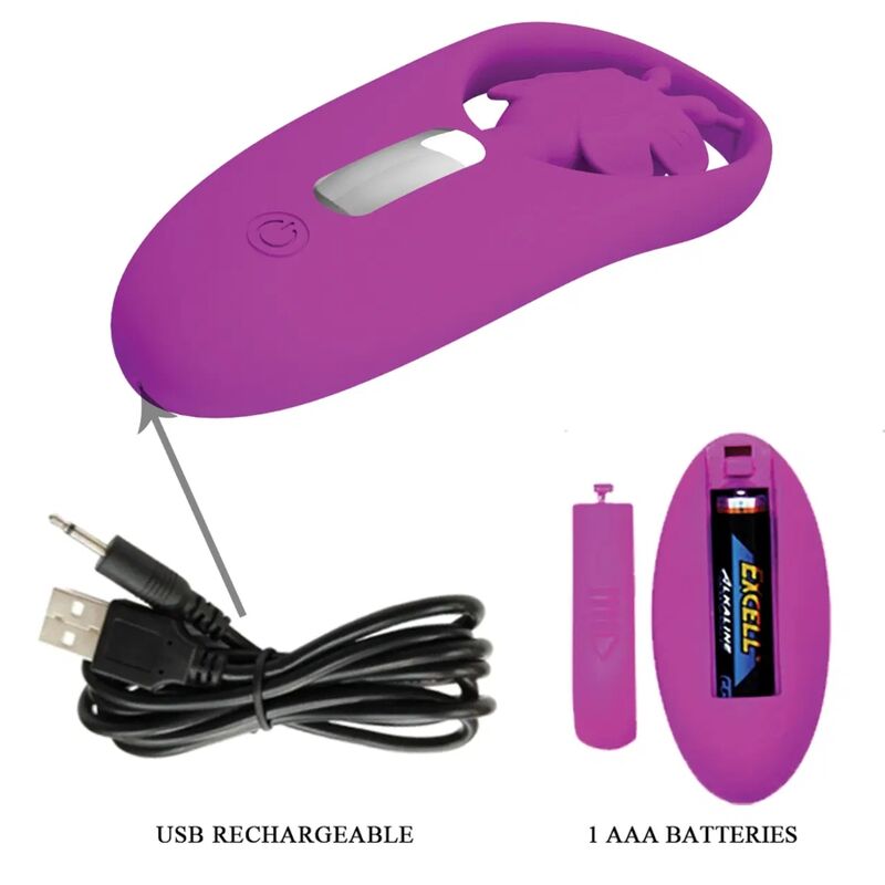 PRETTY LOVE - DANCING BUTTERFLY SLIP-STIMULATOR MIT FERNBEDIENUNG LILA