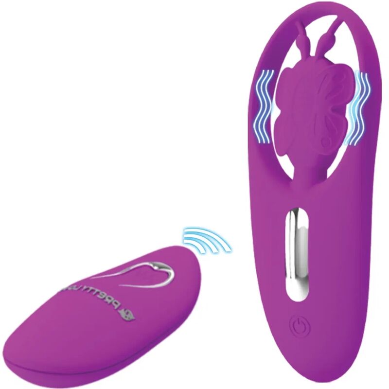 PRETTY LOVE - DANCING BUTTERFLY SLIP-STIMULATOR MIT FERNBEDIENUNG LILA