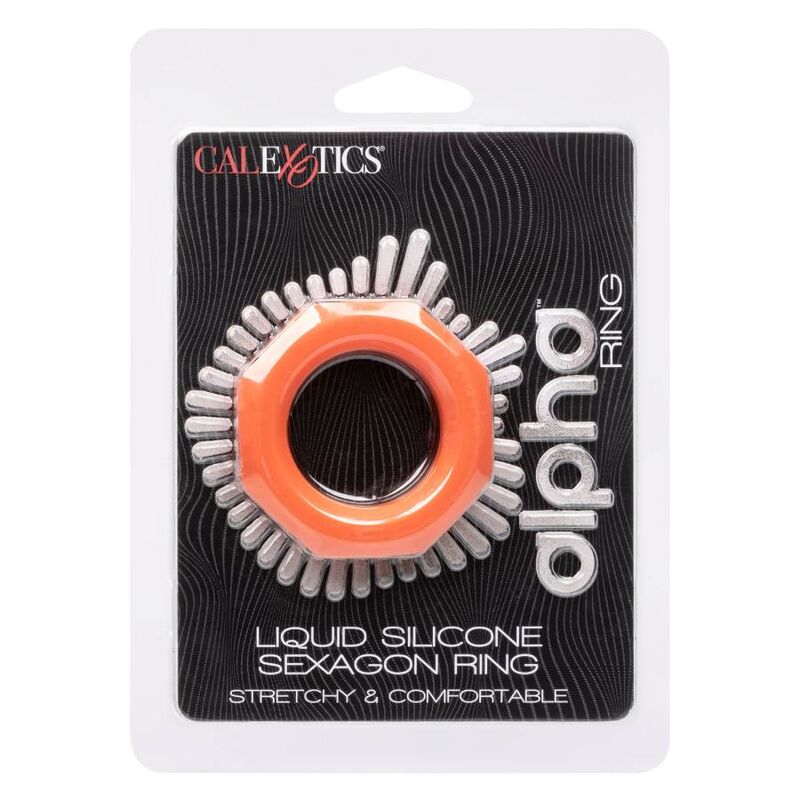 CALEXOTICS - RING ALPHA SEXAGON ORANGE