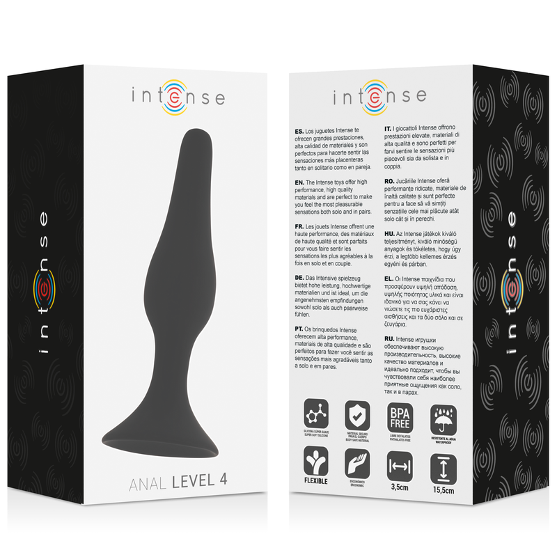 INTENSIV - ANAL NIVEAU 4 15,5CM SCHWARZ