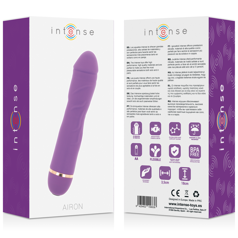 INTENSE - AIRON 20 GÄNGE SILIKON LILA