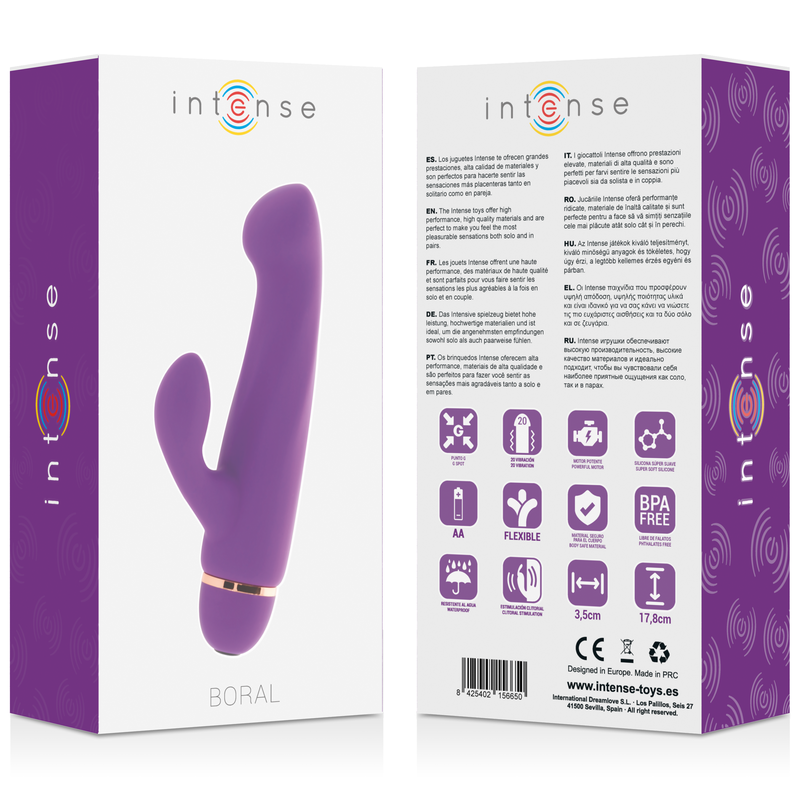 INTENSE - BORAL 20 GÄNGE SILIKON LILA