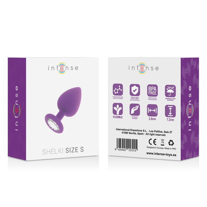 INTENSE – SHELKI MIT ANALPLUG LILA