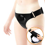 PRETTY LOVE - SLIP HARNAIS HARNAIS UNIVERSEL AVEC GODE MICHEAL 20 CM NOIR