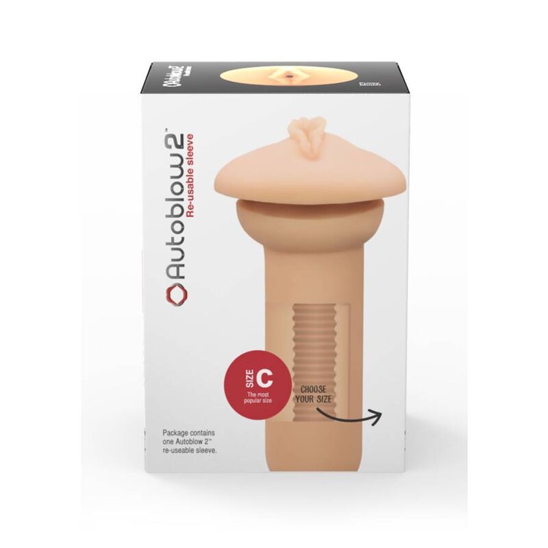AUTOBLOW - 2+ VAGINA HÜLSE GRÖSSE C