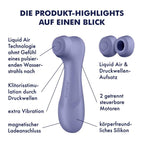 SATISFYER - STIMULATEUR CLITORIDIEN PRO 2 GÉNÉRATION