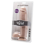 GET REAL - GODE 25,5 CM MIT VIBRIERENDEN KUGELN SKIN