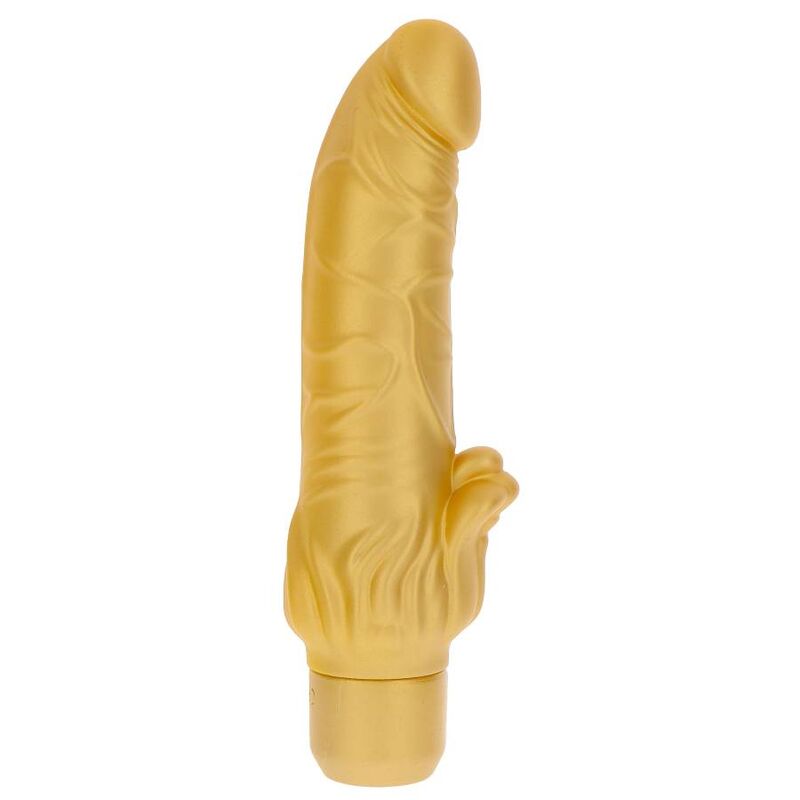 GET REAL - GOLD DICKER STIM-VIBRATOR GOLD