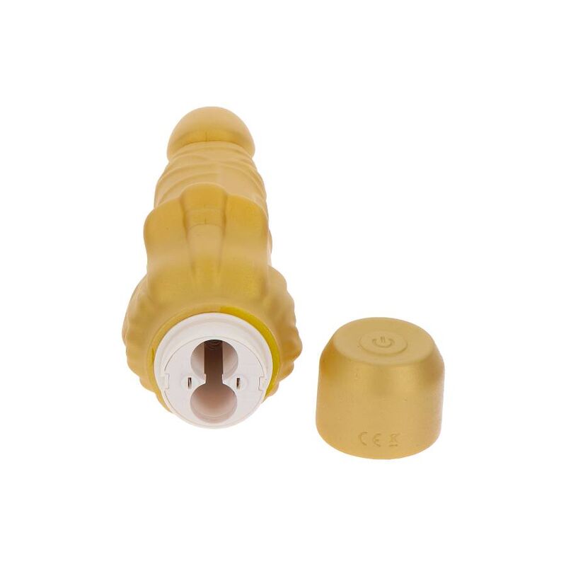 GET REAL - GOLD DICKER STIM-VIBRATOR GOLD