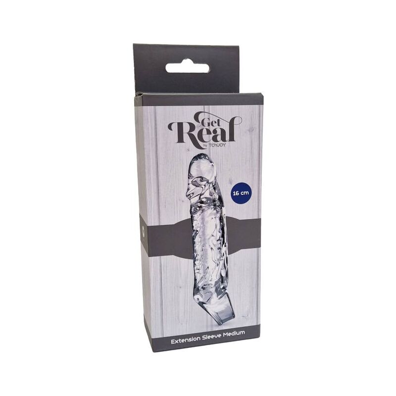 GET REAL - MITTLERE TRANSPARENTE VERLÄNGERUNGSMANSCHETTE