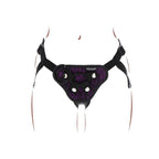 GET REAL - HARNAIS EN DENTELLE  STRAP-ON VIOLET