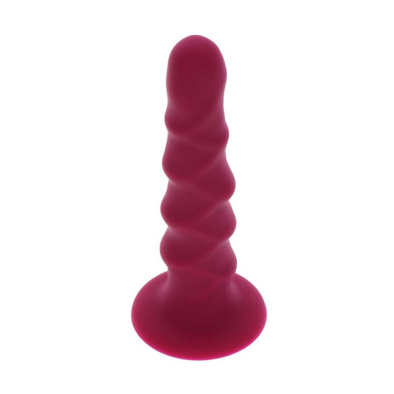 GET REAL - GERIPPTER DILDO 12 CM ROT