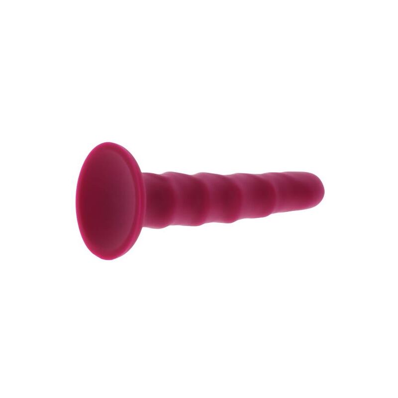 GET REAL - GERIPPTER DILDO 12 CM ROT