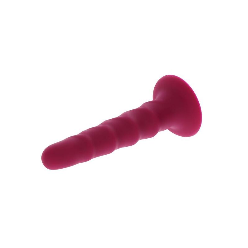 GET REAL - GERIPPTER DILDO 12 CM ROT