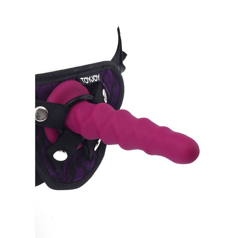 GET REAL - GERIPPTER DILDO 12 CM ROT