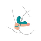 XOCOON - ANNEAU VIBRATEUR COUPLES VERT