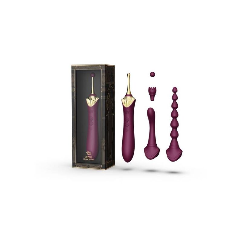 ZALO - BESS 2 KLITORIS-MASSAGEGERÄT VIOLETT