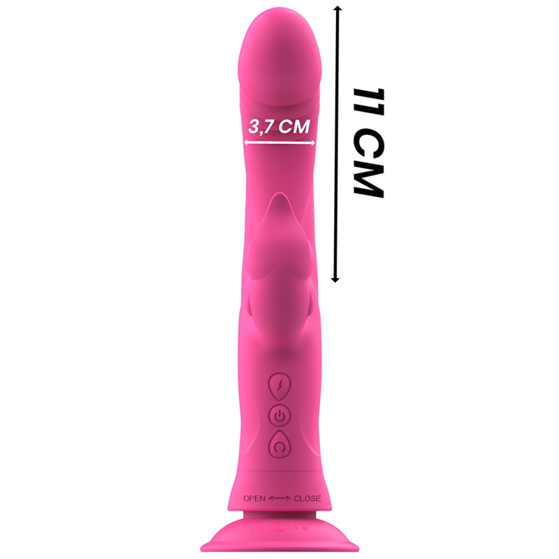 INTENSE - VIBRATOR JULIO RABBIT SILIKON ROSA
