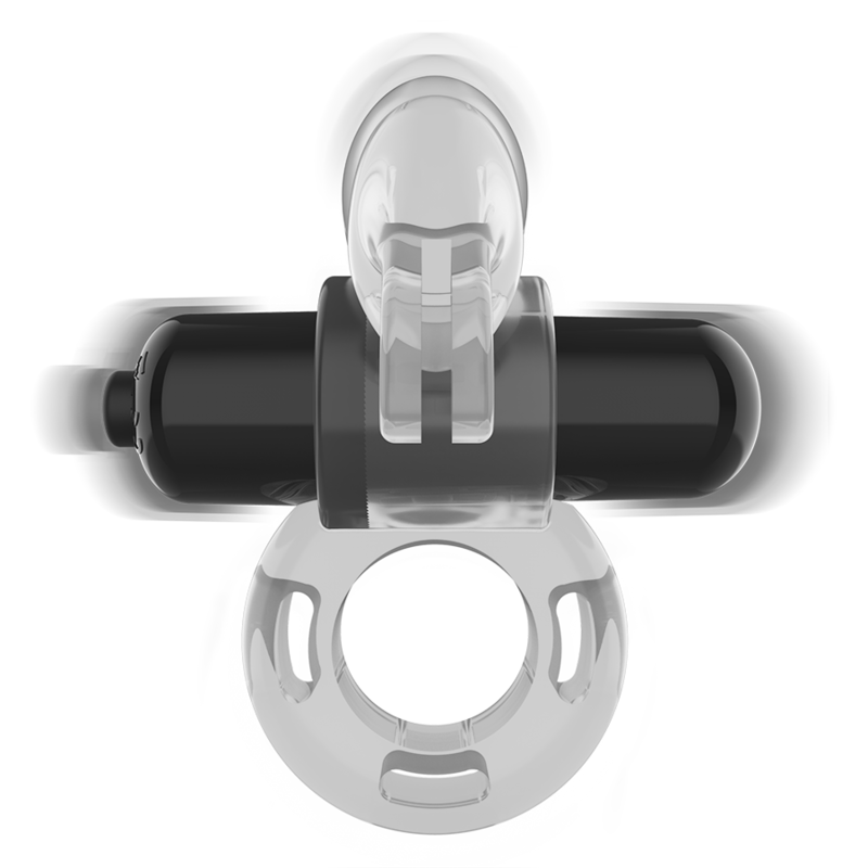 INTENSE - TRANSPARENTER VIBRATIONSKORNRING FRY