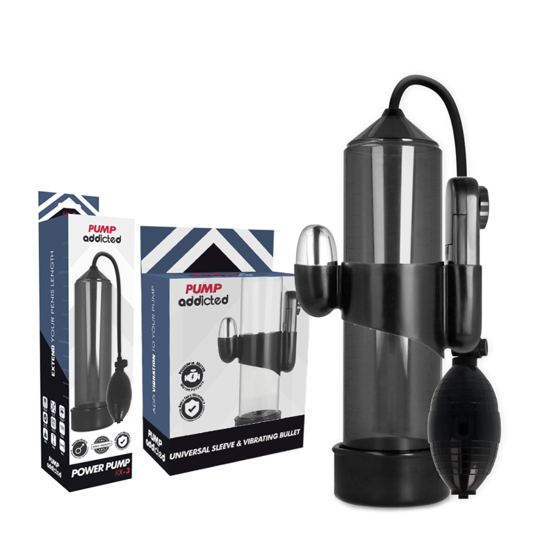 PUMP ADDICTED - VIBRATOR RX3 SCHWARZ