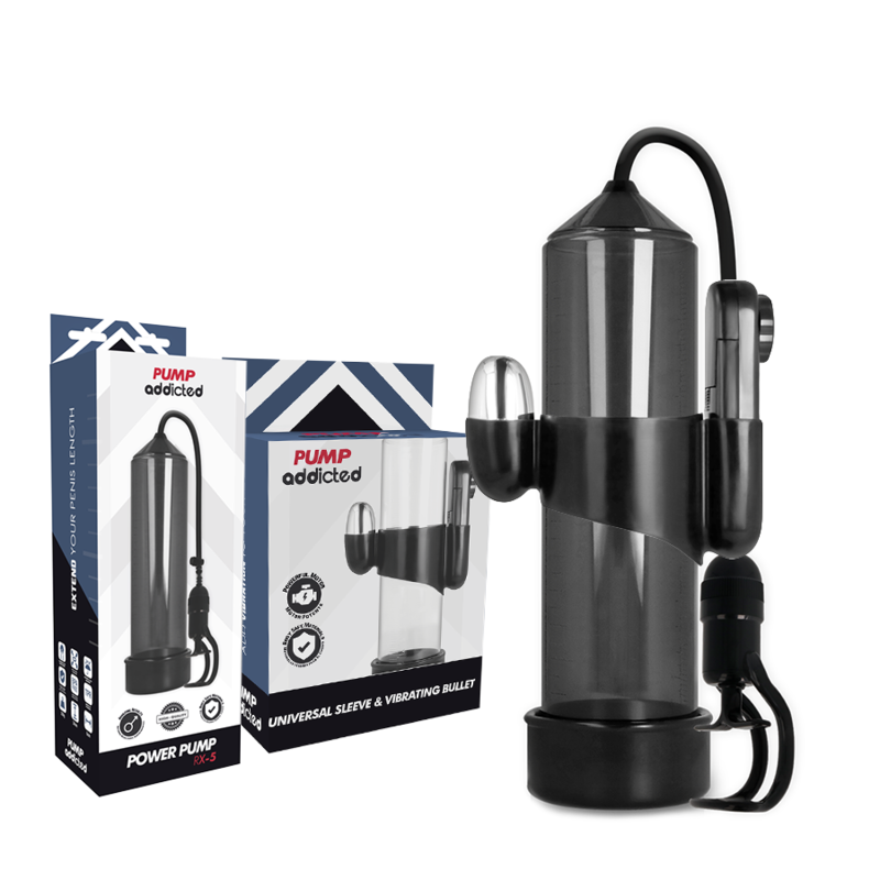PUMP ADDICTED - VIBRATOR RX5 SCHWARZ