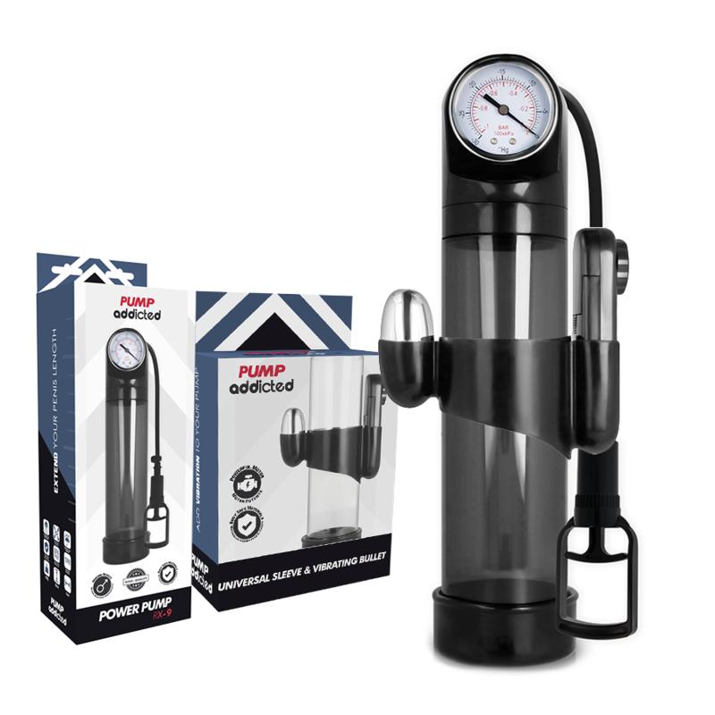 PUMP ADDICTED - VIBRATOR RX9 SCHWARZ