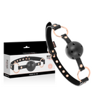 BEGME - BLACK EDITION BALL GAG VEGANES LEDER