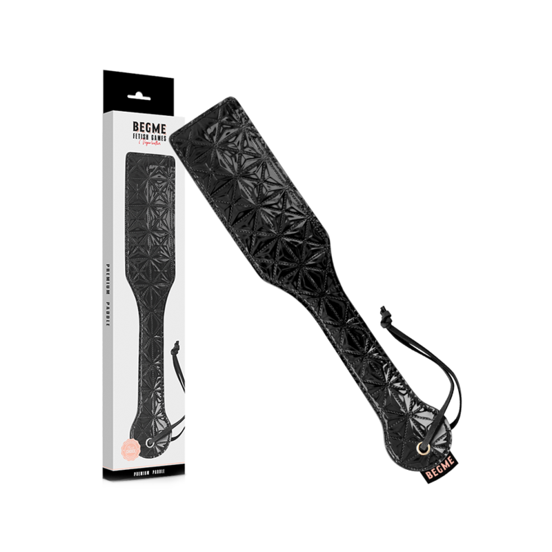 BEGME - VEGANES LEDER-PADDLE SCHWARZE EDITION