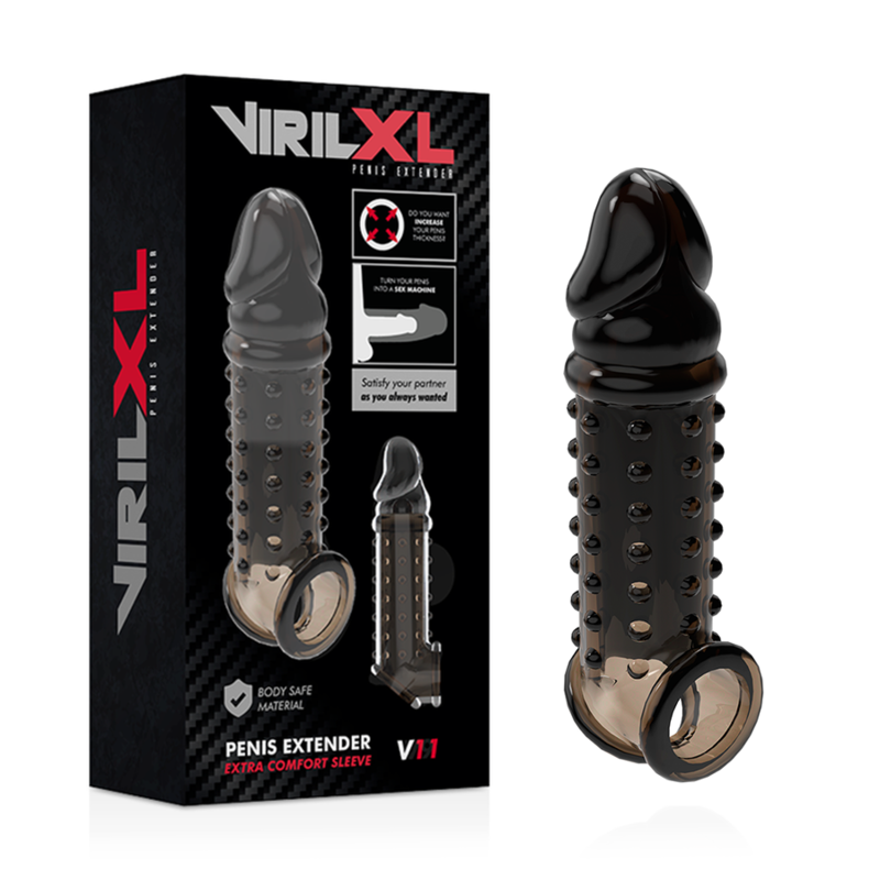 VIRILXL - PENISVERGRÖSSERUNG UND -HÜLSE V11 SCHWARZ