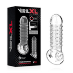 VIRILXL - EXTENSION DE PÉNIS ET GAINE V15 TRANSPARENTE