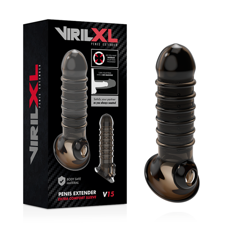 VIRILXL - PENISVERGRÖSSERUNG UND -UMHÜLLUNG V15 SCHWARZ