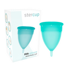 STERCUP - MENSTRUATIONSKAPPE AUS FDA-SILIKON AQUAMARIN - GRÖSSE L