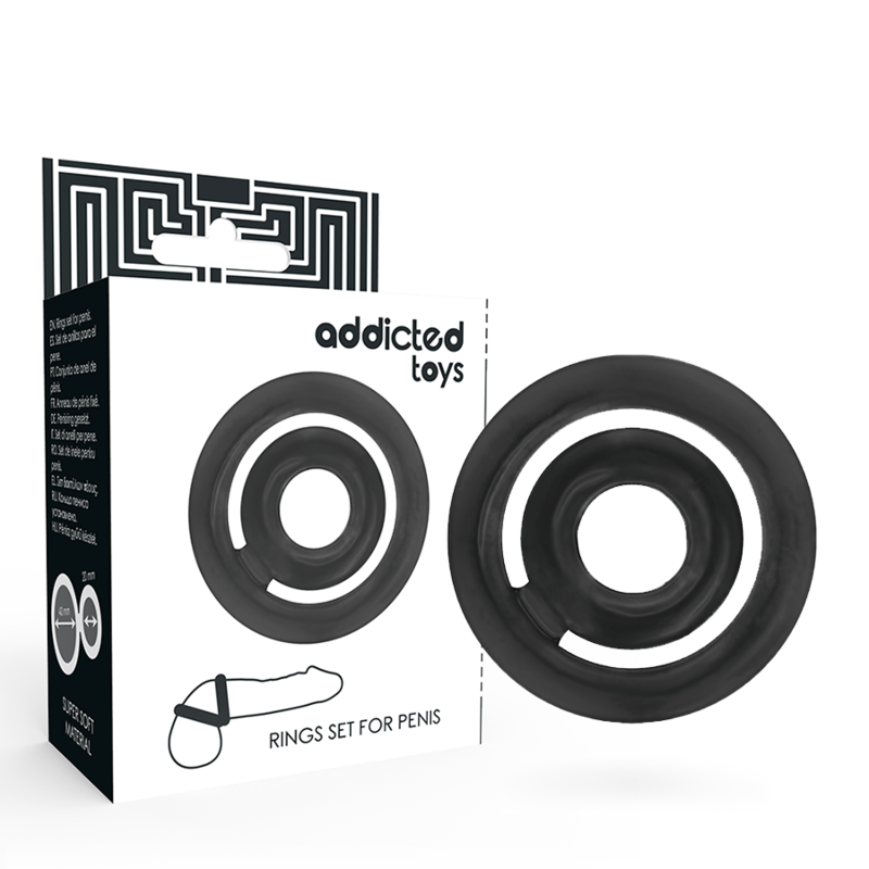 ADDICTED TOYS - POTENZ- C-RING SCHWARZ
