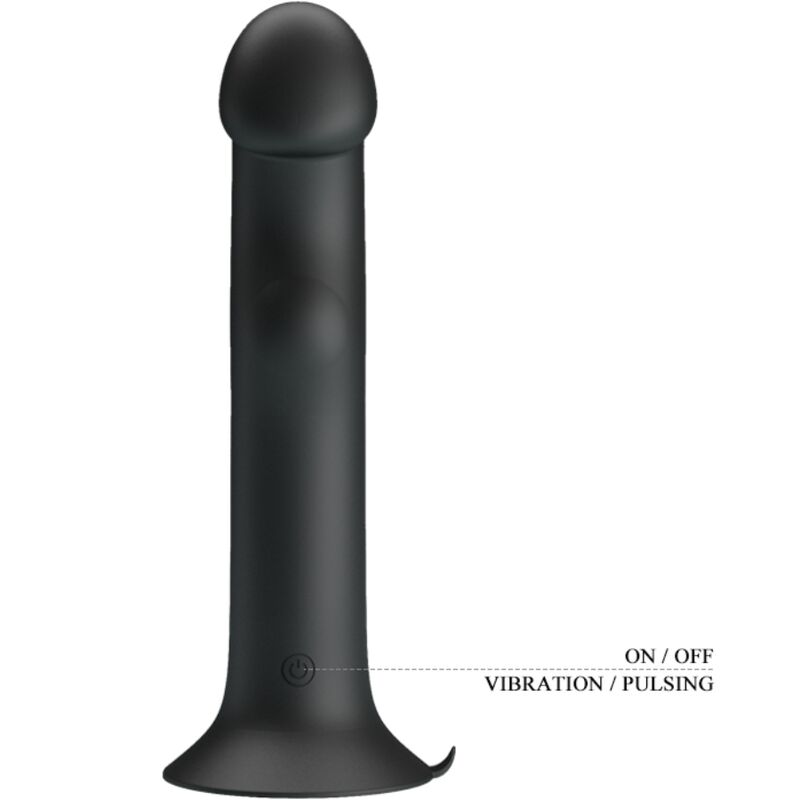 PRETTY LOVE - VIBRATOR MURRAY UND SCHWARZER KLITORISSCHUTZ