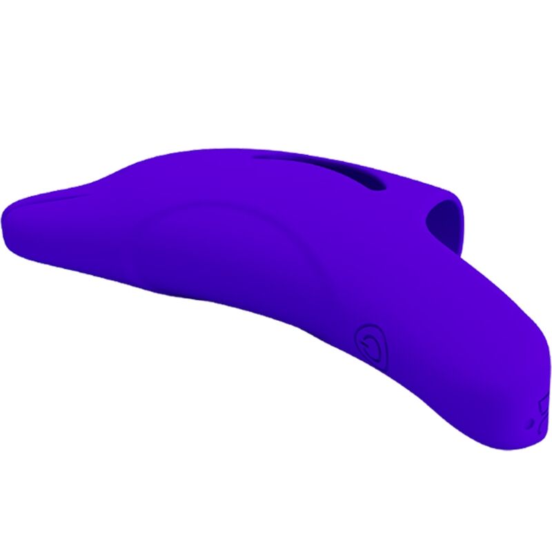 PRETTY LOVE – KRAFTVOLLER DUNKELBLAUER FINGERVIBRATOR DELPHINI