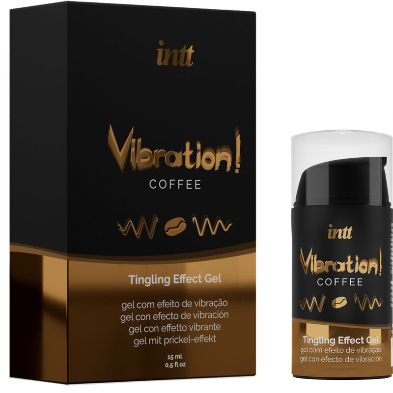 INTT - KRAFTVOLLES VIBRIERENDES FLÜSSIGES INTIMGEL KOFFEIN 15ML