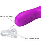 PRETTY LOVE – VIBRATOR REESE MIT DREHUNG VIOLETT
