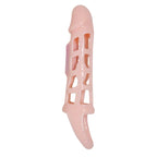 PRETTY LOVE – PENISVERLÄNGERUNGSHÜLSE HARRISON MIT VIBRATION UND GURT 13.5 CM