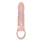 PRETTY LOVE – PENISVERLÄNGERUNGSHÜLSE HARRISON MIT VIBRATION UND GURT 13.5 CM