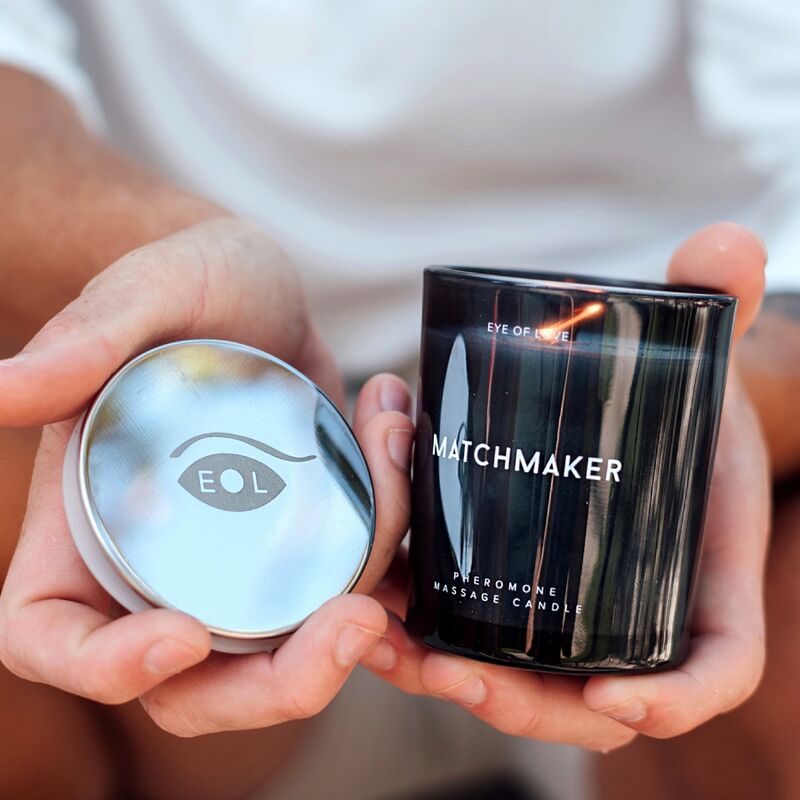 EYE OF LOVE - MATCHMAKER MASSAGEKERZE SCHWARZER DIAMANT LATTIRER 150 ML