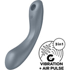 SATISFYER - CURVE TRINITY 1 AIR PULSE VIBRATION ROUGE