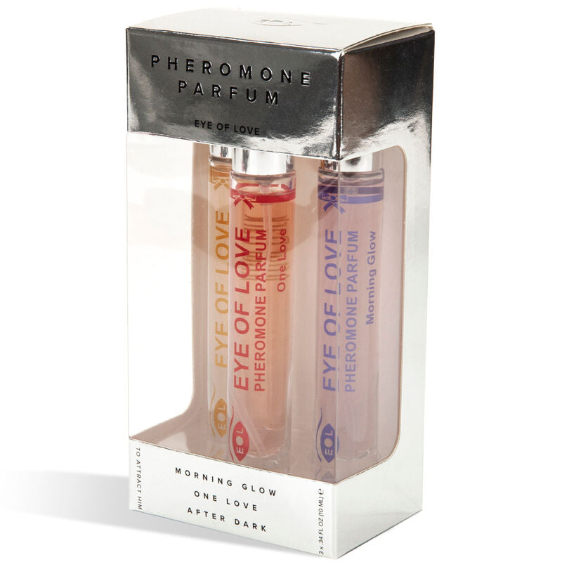 EYE OF LOVE - PARFÜM EOL PHR 10 ML SET/3 - MORNING GLOW, ONE LOVE, AFTER DARK