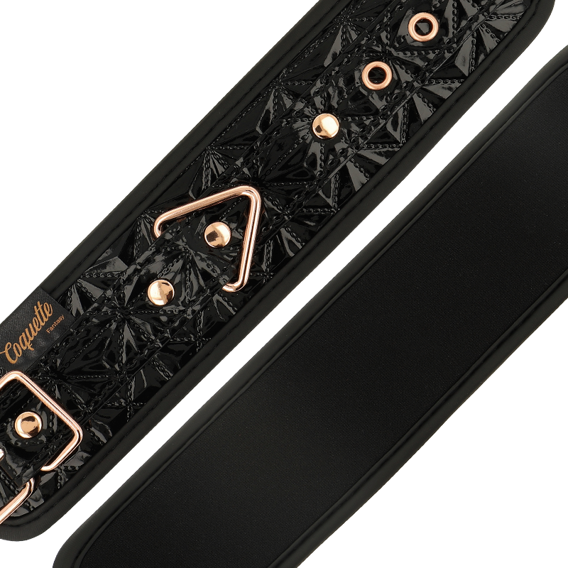 COQUETTE CHIC DESIRE - HANDSCHELLEN SCHWARZE EDITION MIT NEOPRENFUTTER