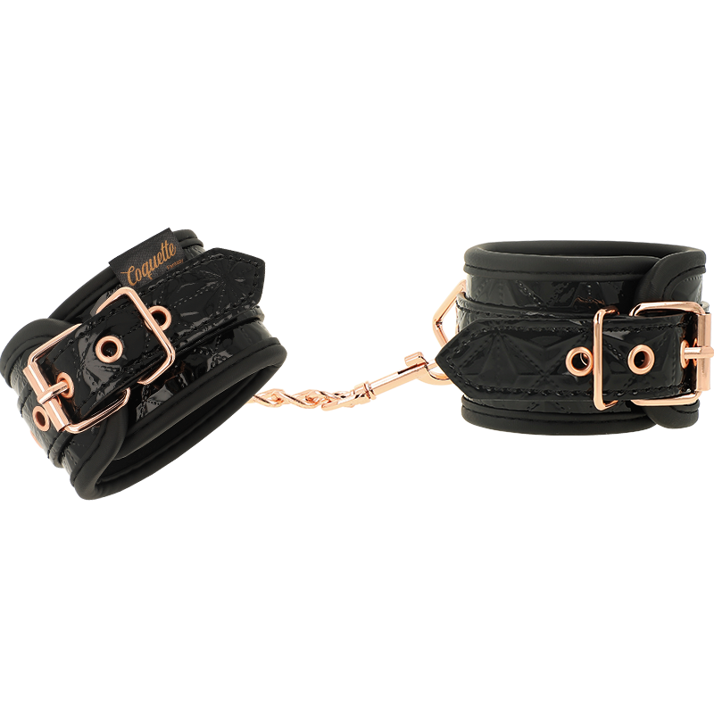 COQUETTE CHIC DESIRE - HANDSCHELLEN SCHWARZE EDITION MIT NEOPRENFUTTER